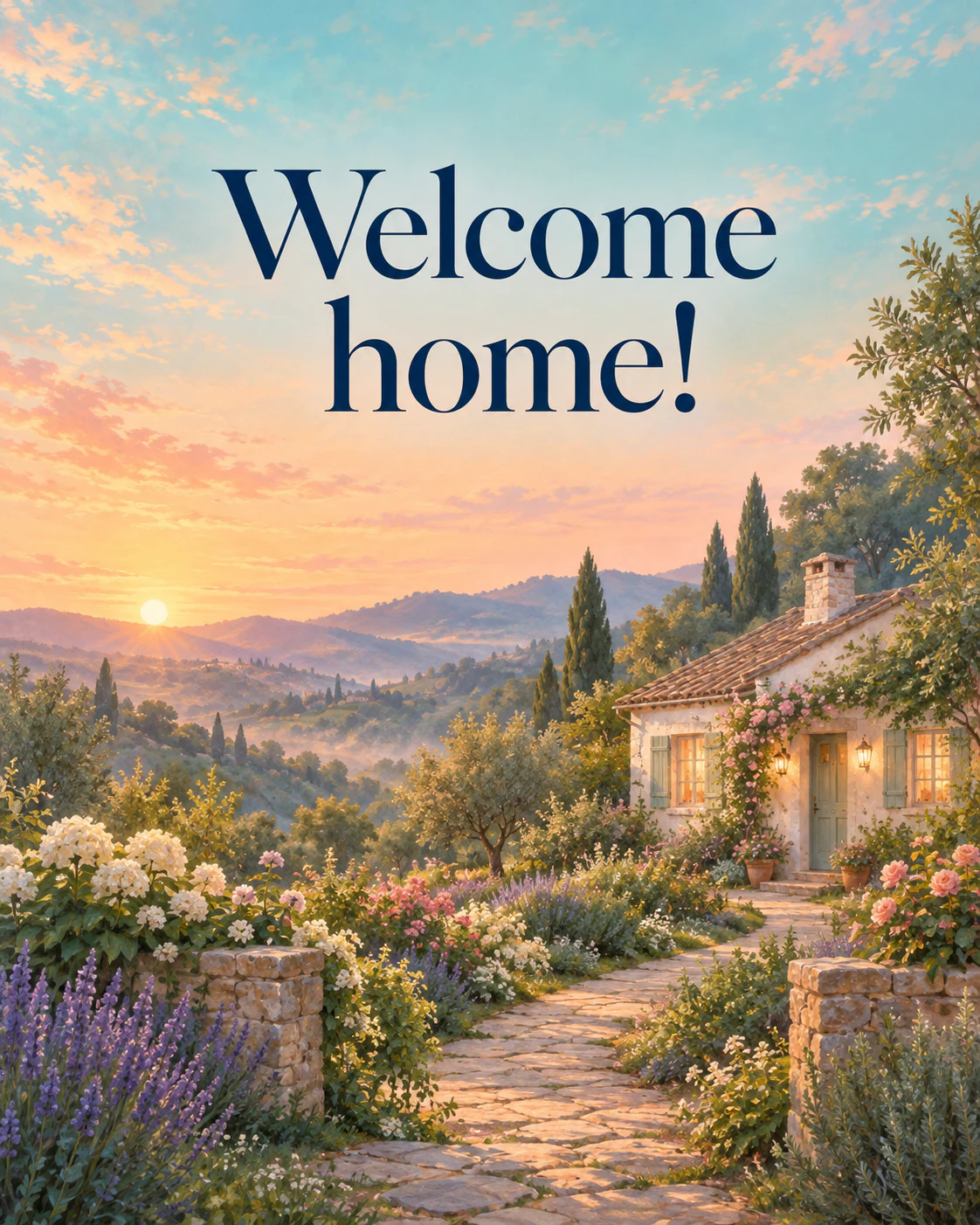 Welcome home!