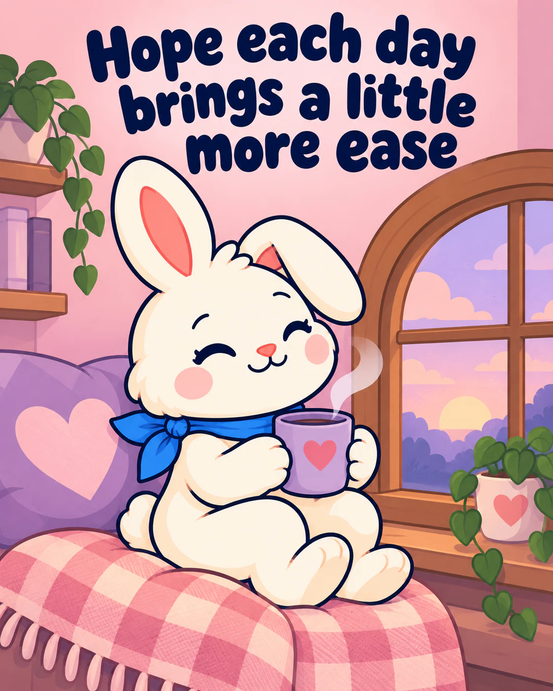 Hope each day brings a little more ease