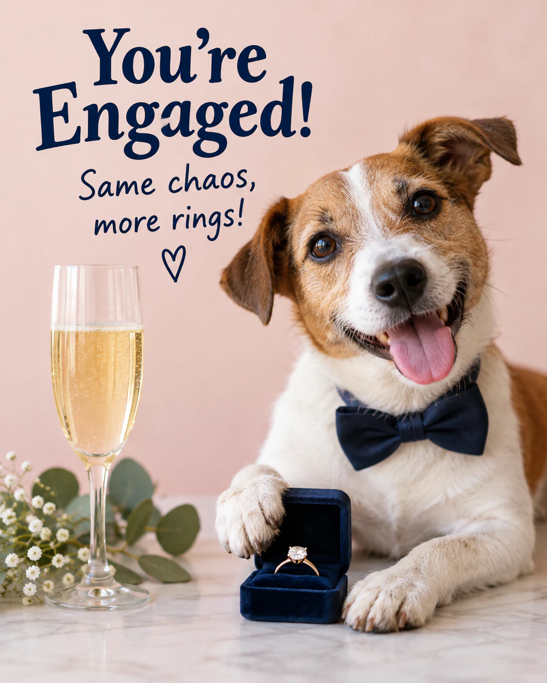 Funny engagement ecard