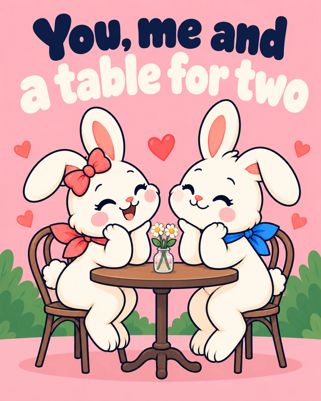 You, me and a table for two