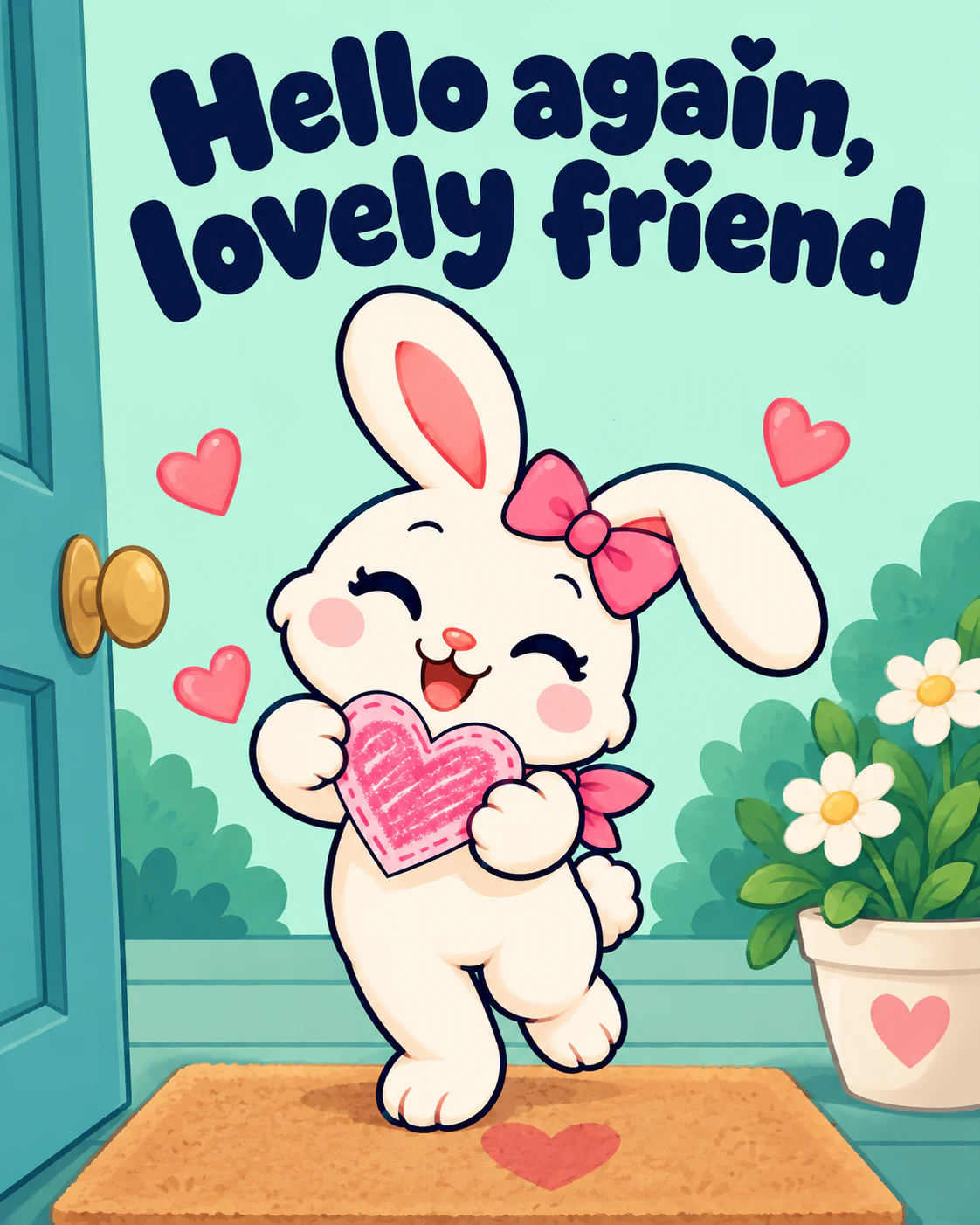 Hello again, lovely friend