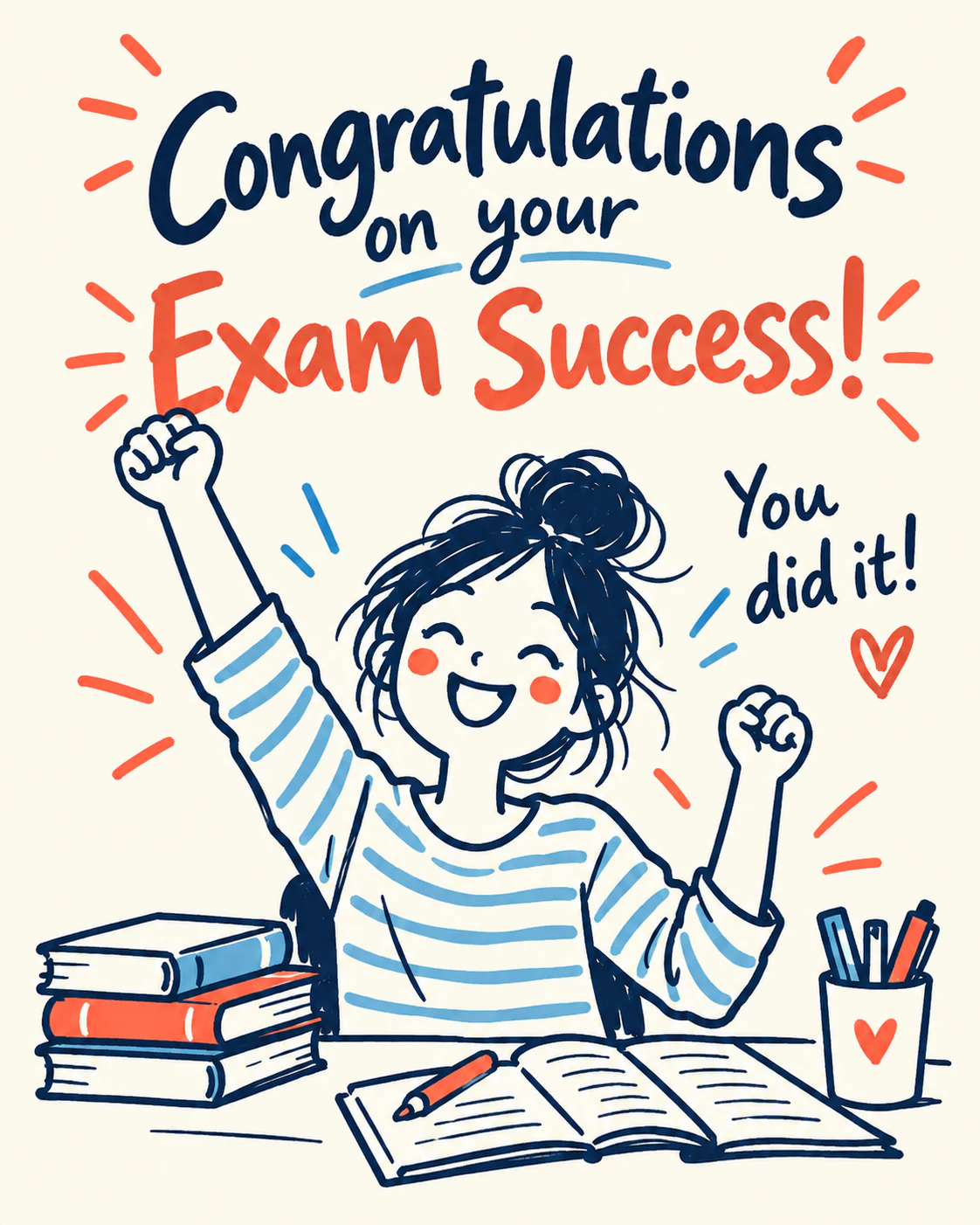 Exam success ecard