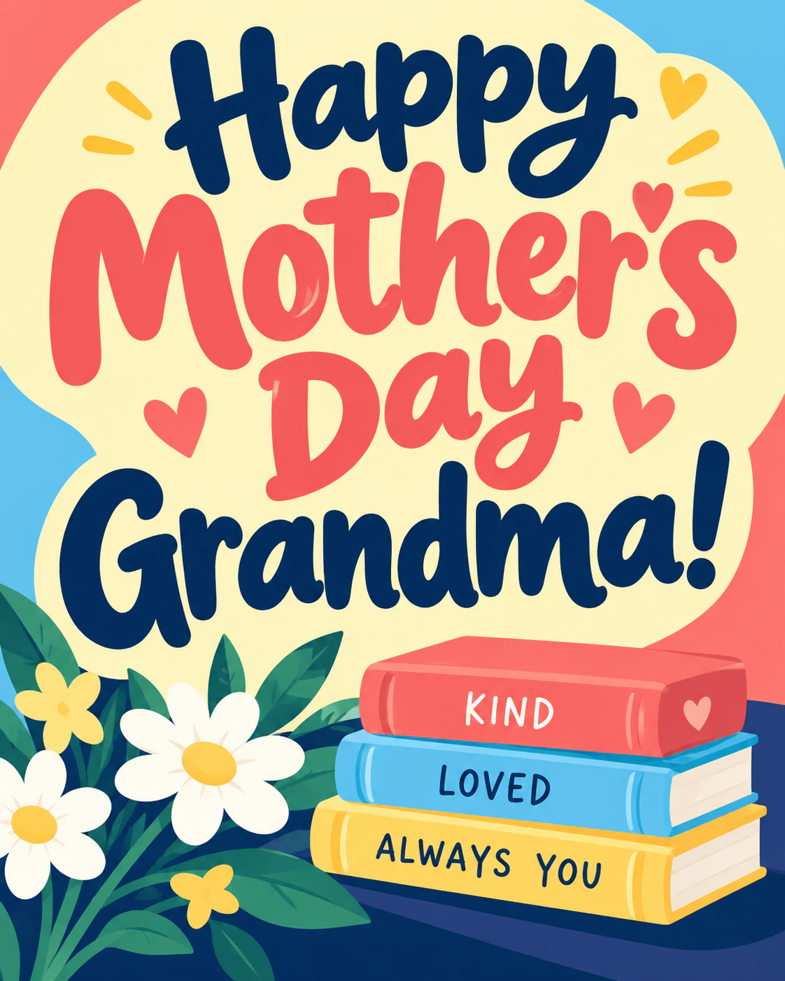 Mothers day ecard for grandma