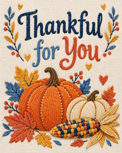 Thankful thanksgiving ecard