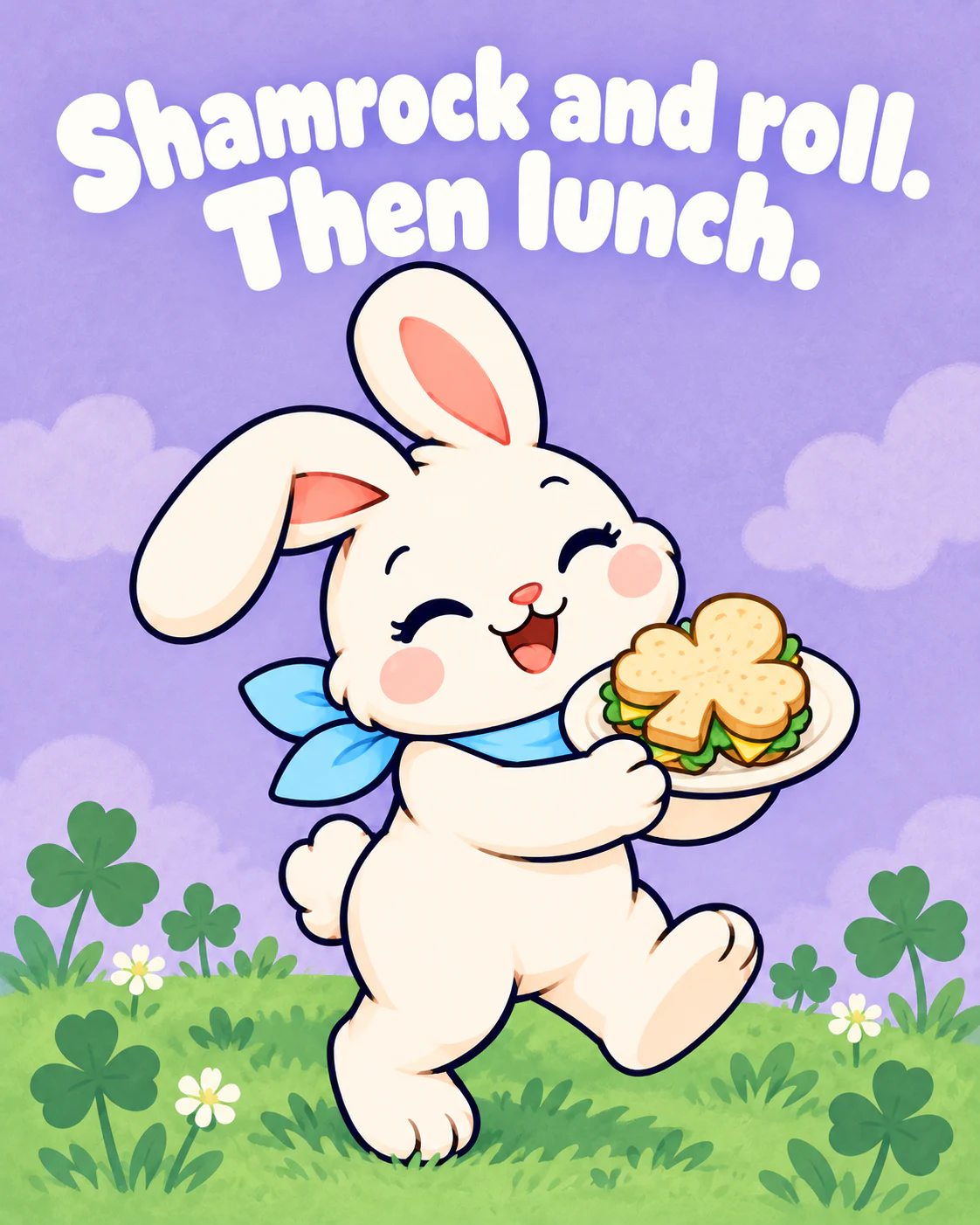 Shamrock and roll. Then lunch.