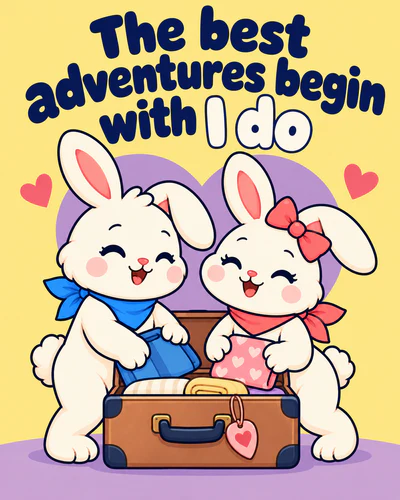 The best adventures begin with I do