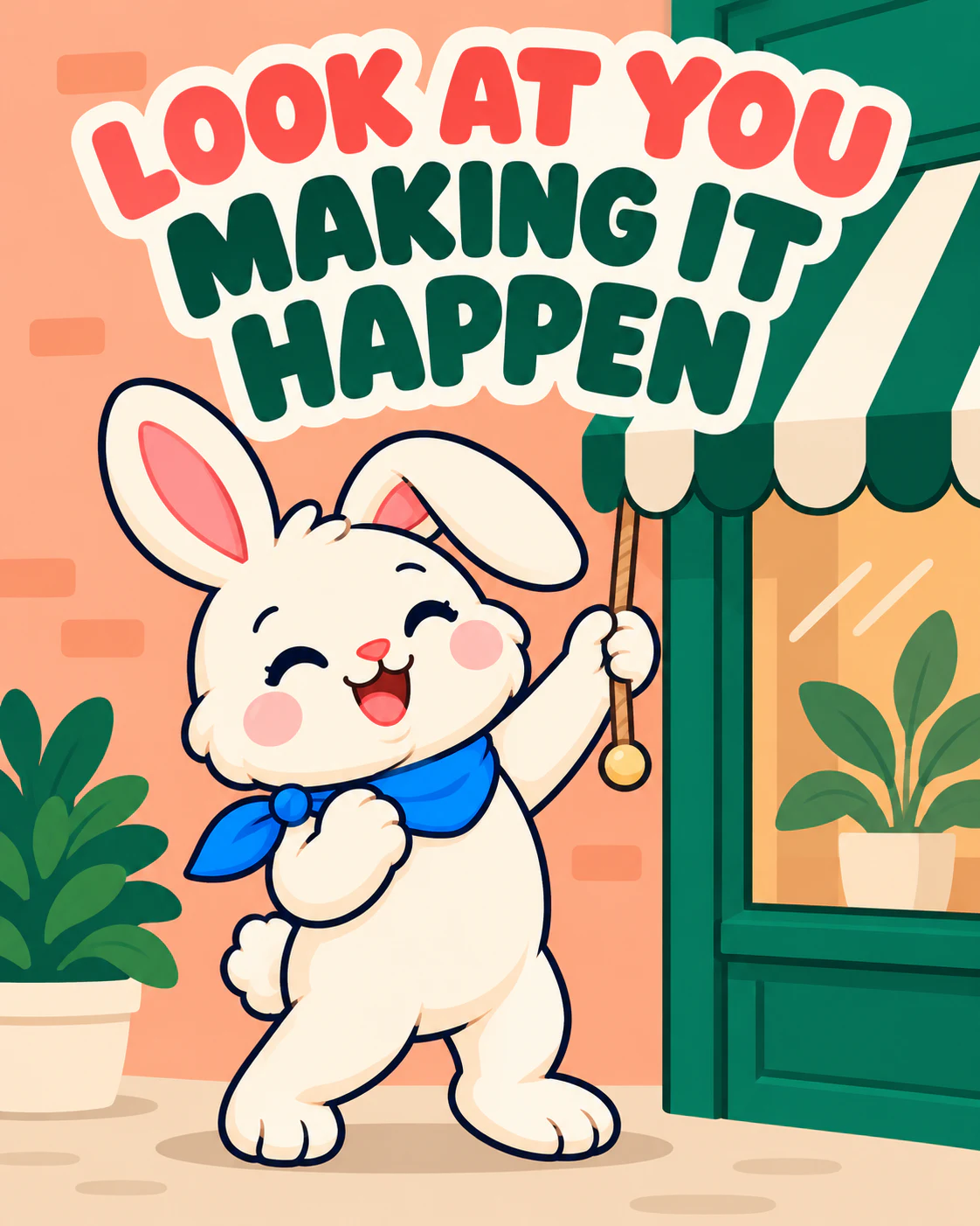 LOOK AT YOU MAKING IT HAPPEN