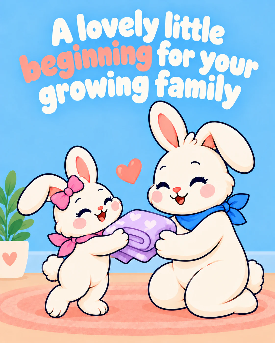 A lovely little beginning for your growing family