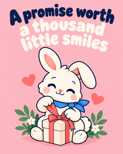 A promise worth a thousand little smiles