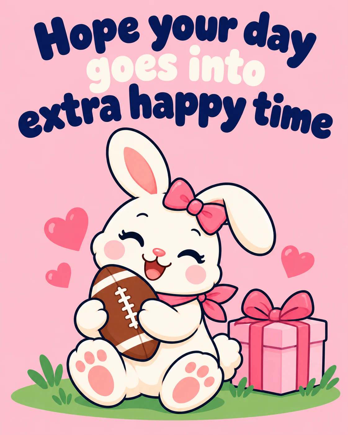 Hope your day goes into extra happy time