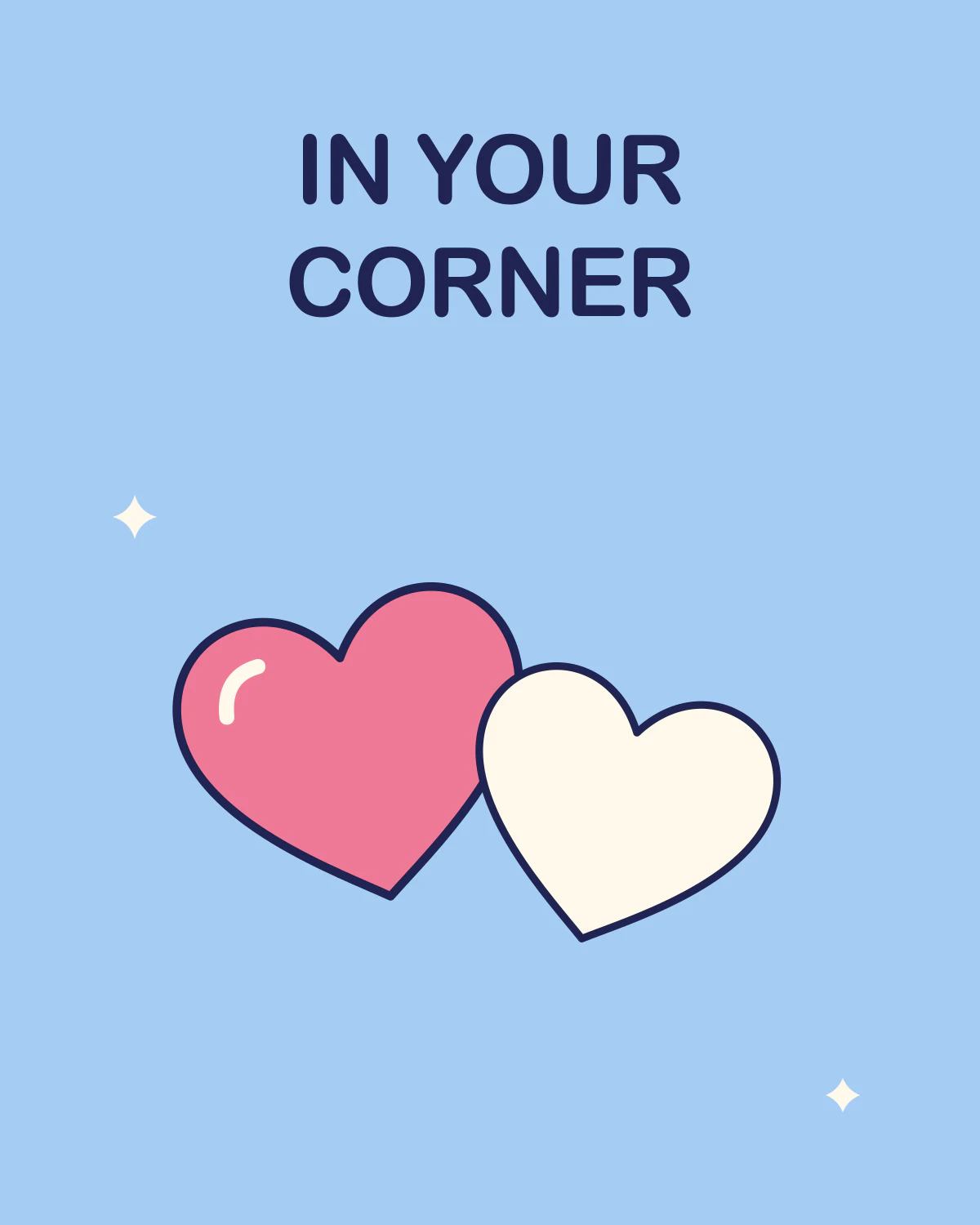 In your corner