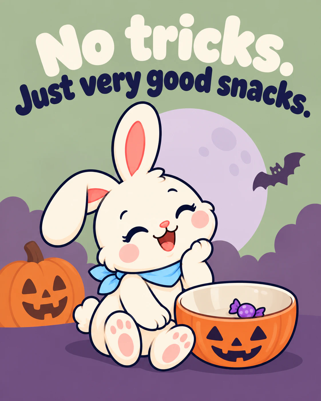 No tricks. Just very good snacks.
