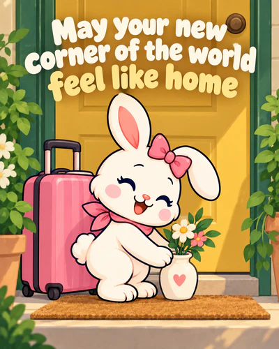 May your new corner of the world feel like home