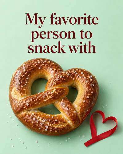 My favorite person to snack with