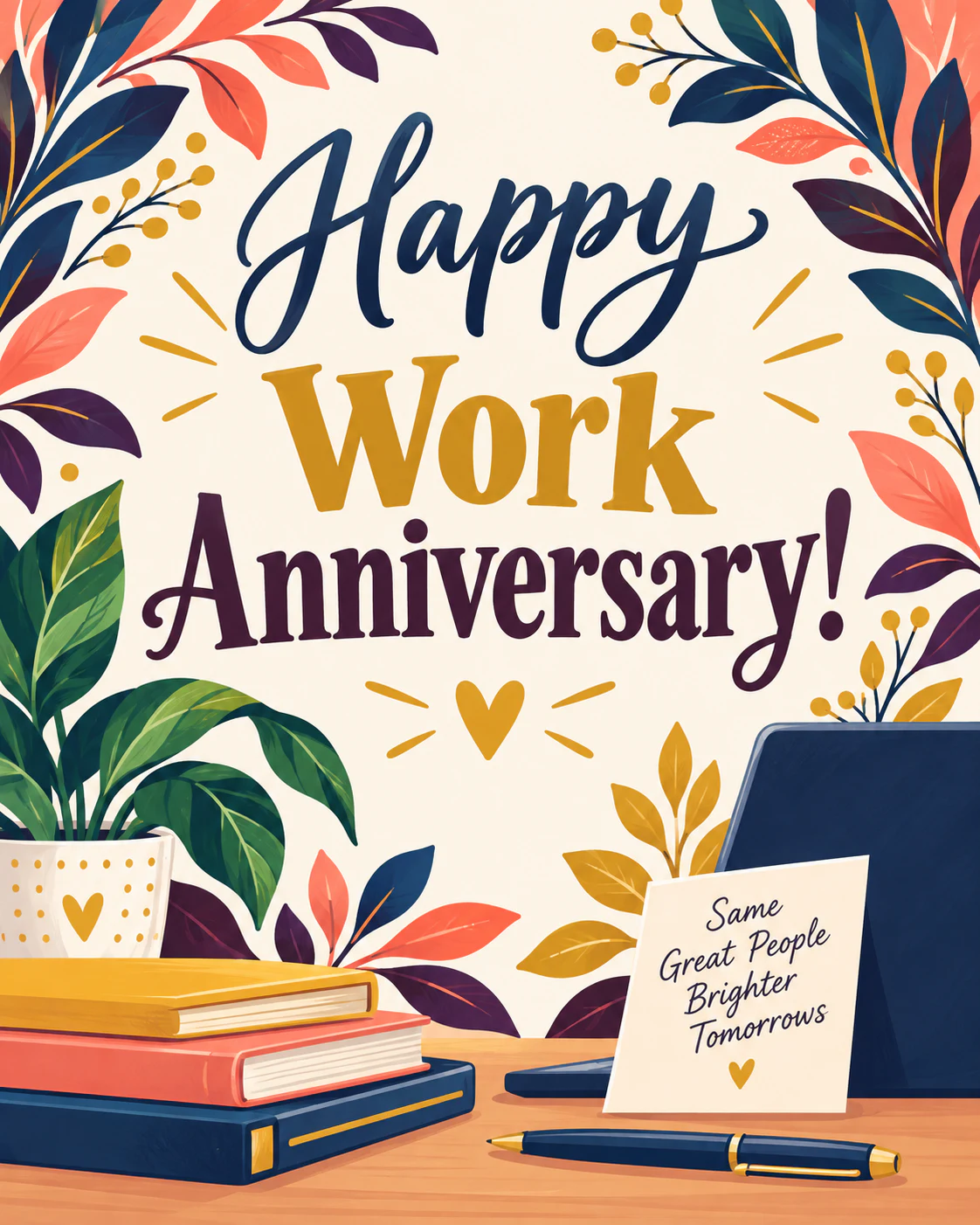 Work anniversary ecard