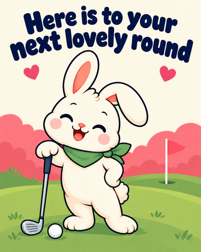 Here is to your next lovely round