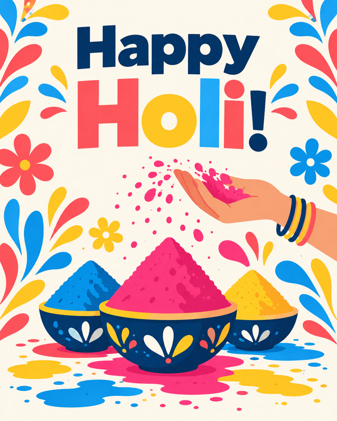Holi ecard