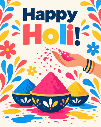 Holi ecard