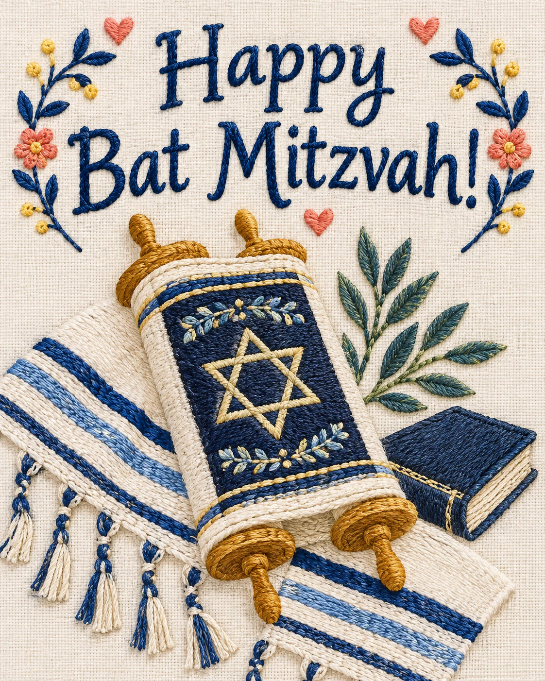 Bat mitzvah ecard