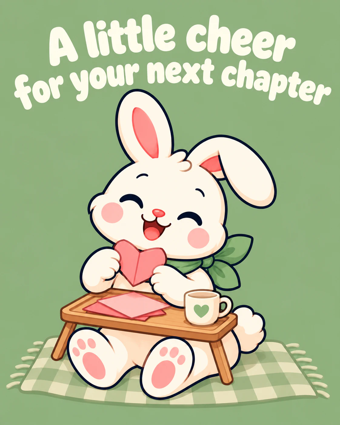A little cheer for your next chapter