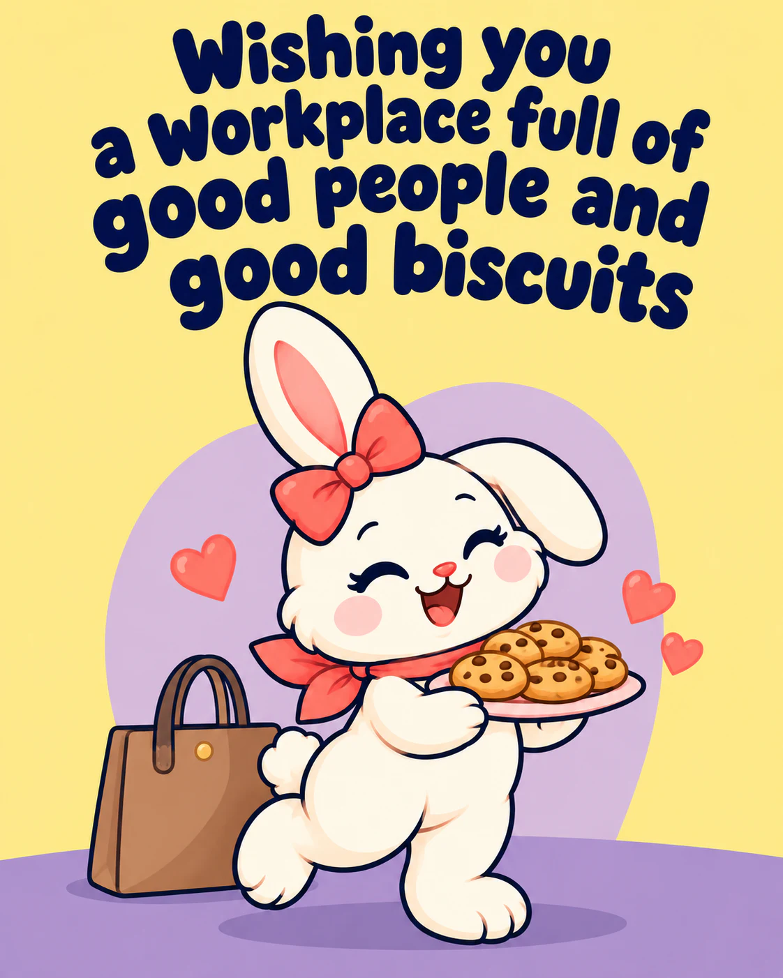 Wishing you a workplace full of good people and good biscuits