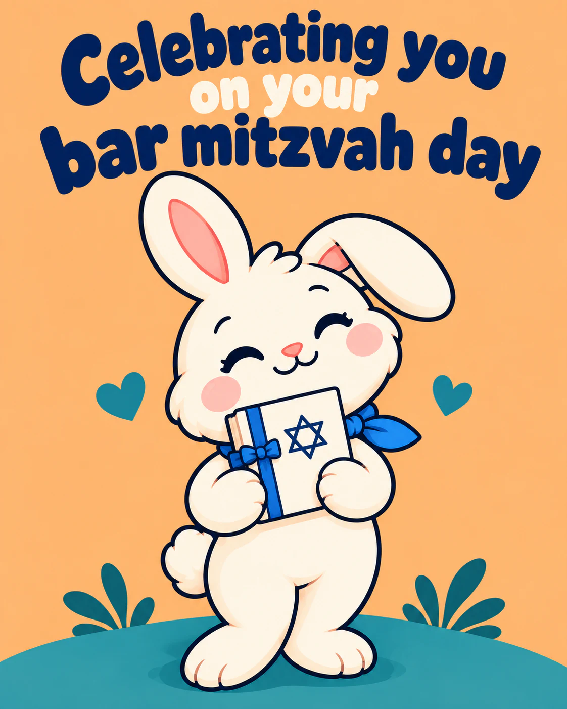 Celebrating you on your bar mitzvah day