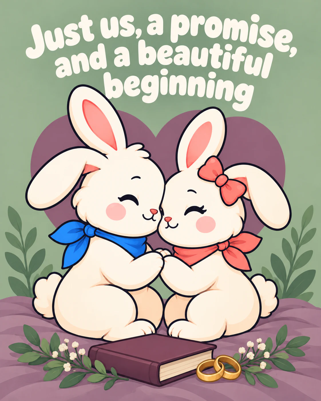 Just us, a promise, and a beautiful beginning
