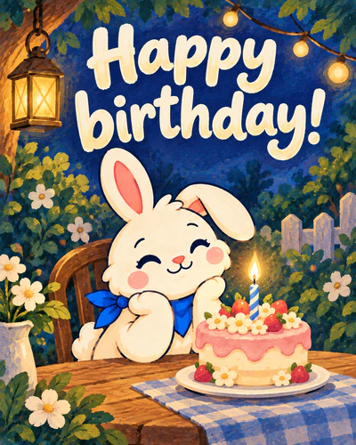 Happy birthday! — Storybook Gouache