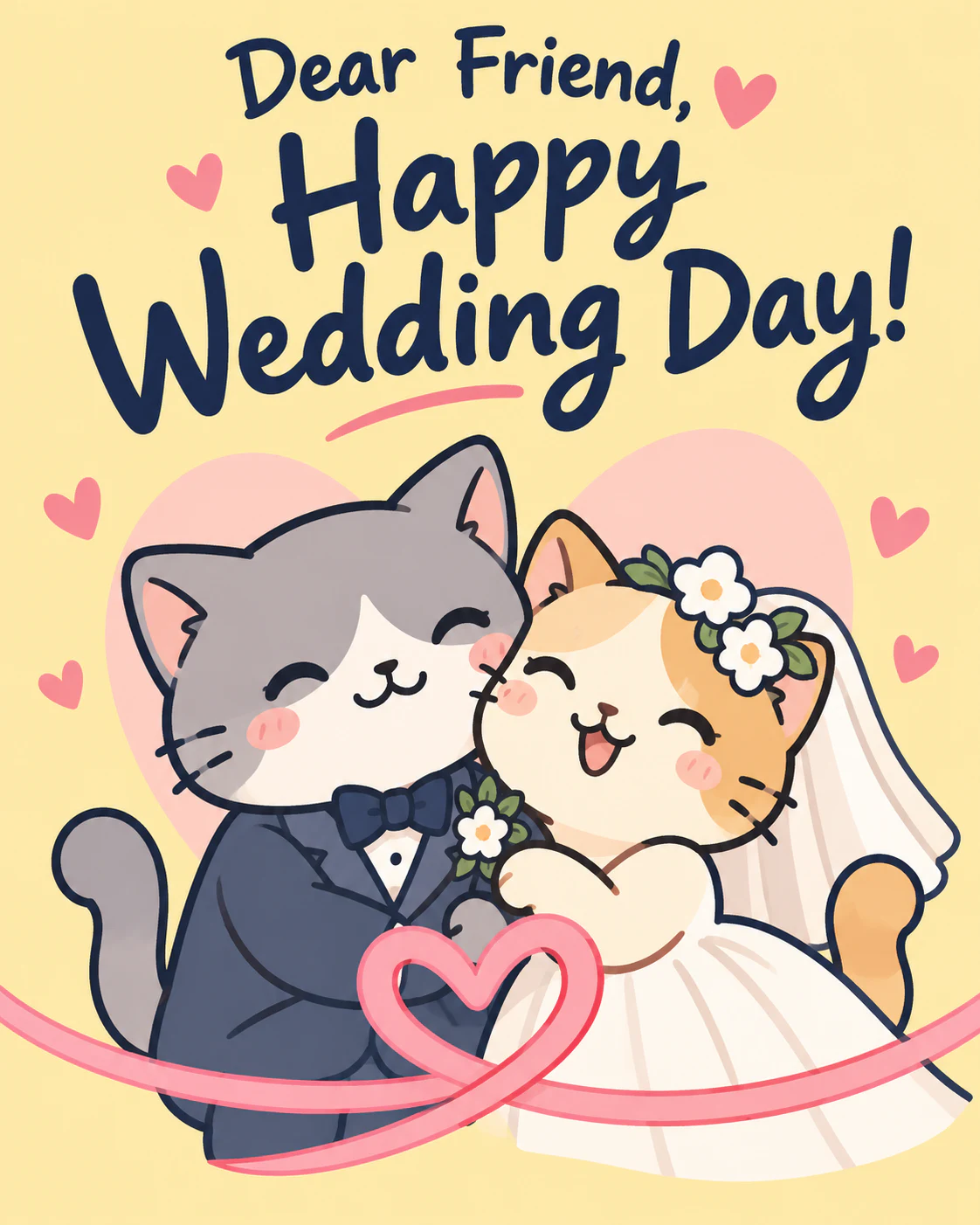 Wedding ecard for friend