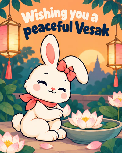 Wishing you a peaceful Vesak