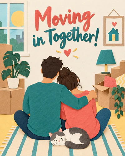 Moving in together ecard
