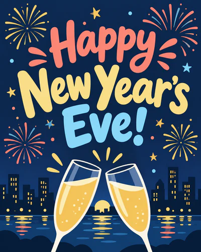 New years eve ecard