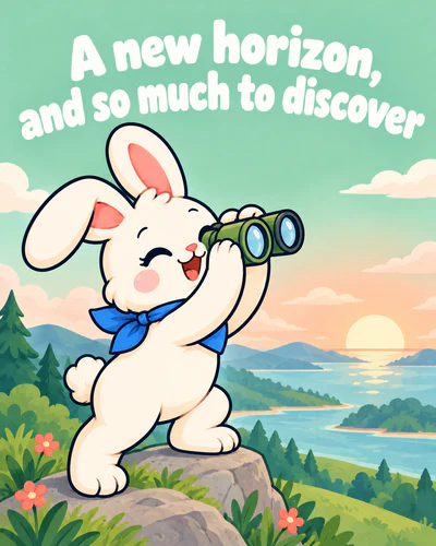 A new horizon, and so much to discover