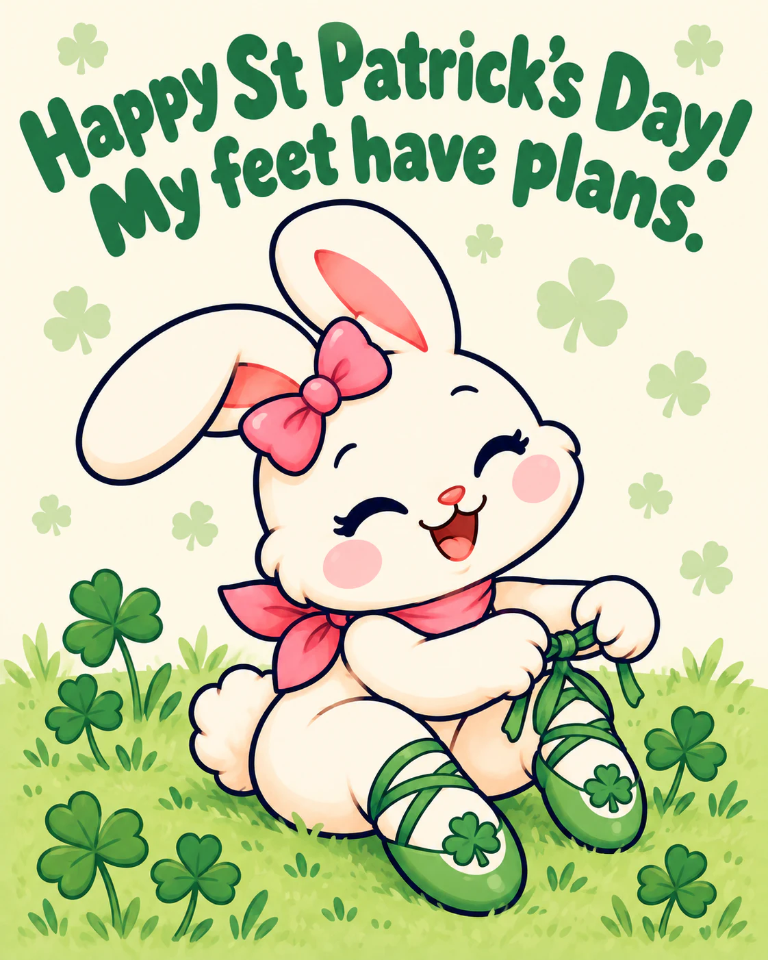 Happy St Patrick’s Day! My feet have plans.