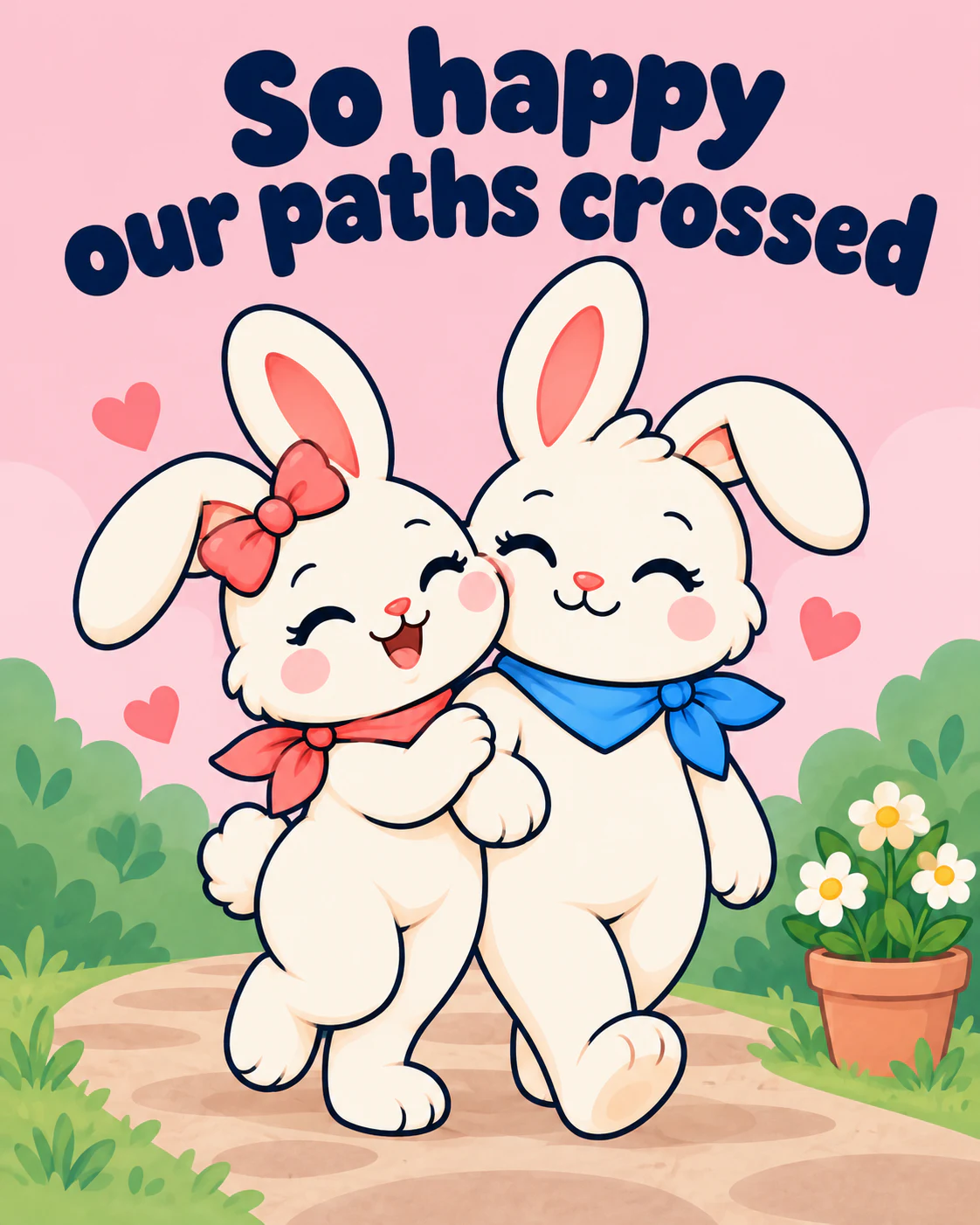 So happy our paths crossed
