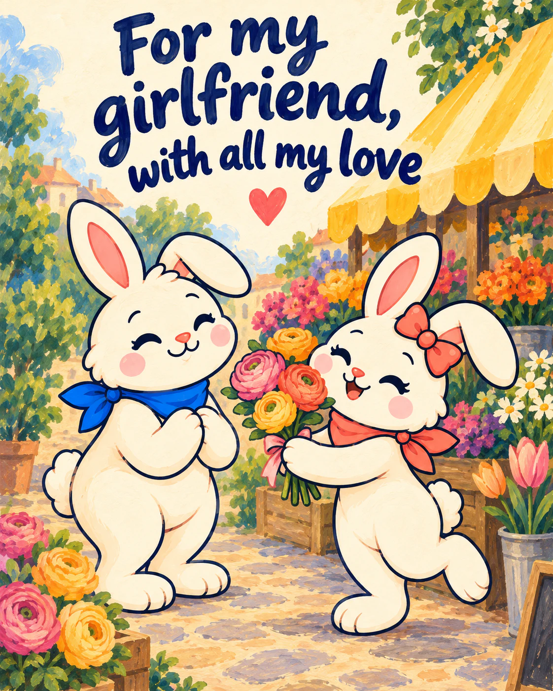 For my girlfriend, with all my love