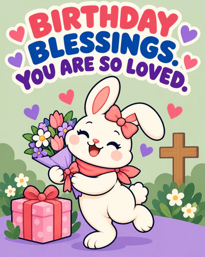 BIRTHDAY BLESSINGS. YOU ARE SO LOVED.