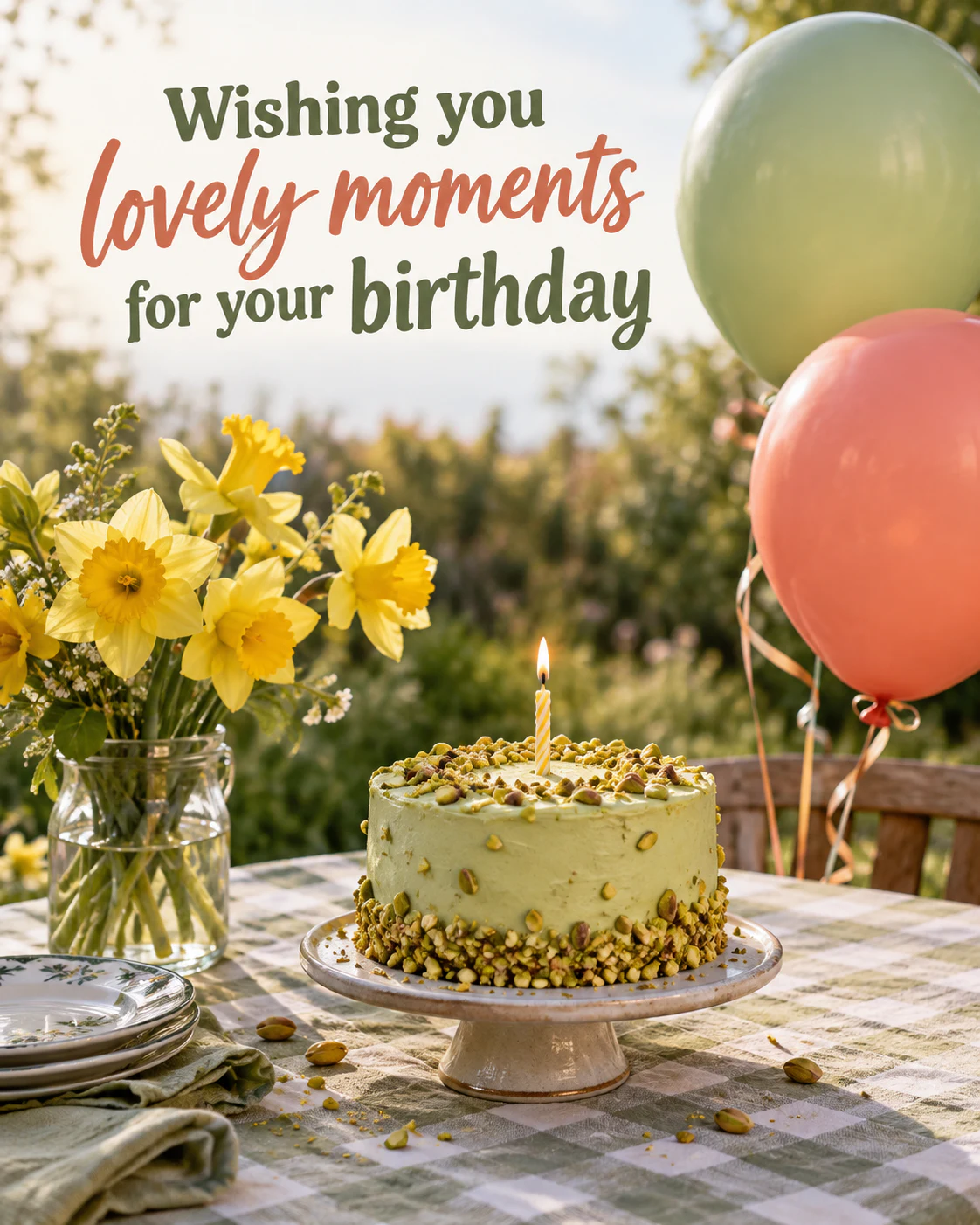 Wishing you lovely moments for your birthday