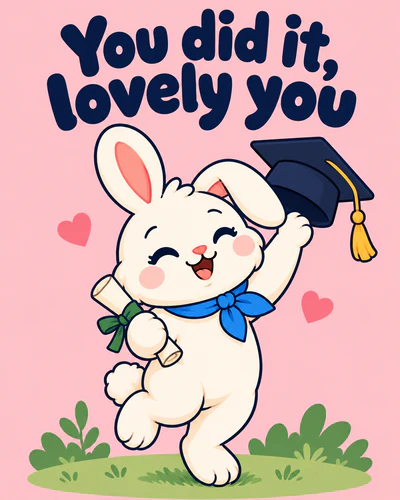 You did it, lovely you