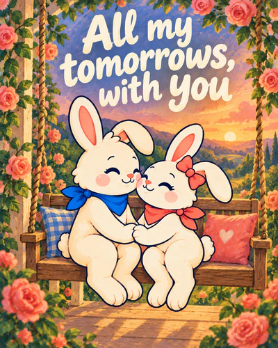 All my tomorrows, with you