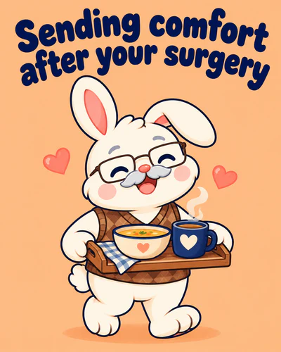 Sending comfort after your surgery