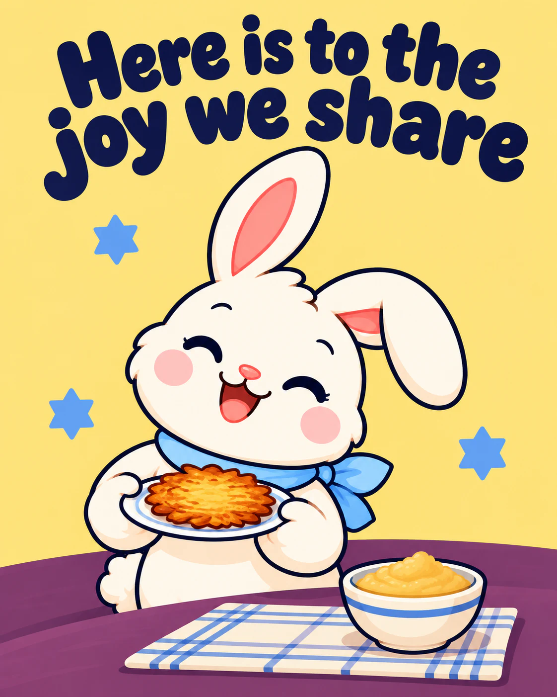 Here is to the joy we share