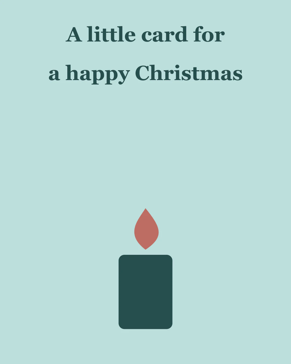 A little card for a happy Christmas