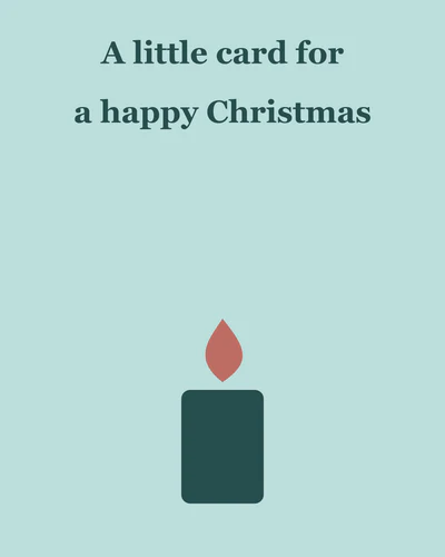 A little card for a happy Christmas