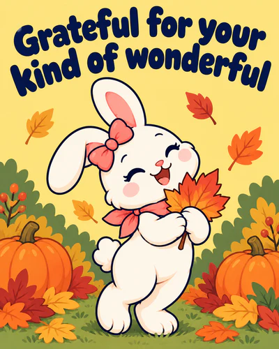 Grateful for your kind of wonderful