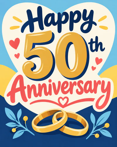 50th anniversary ecard