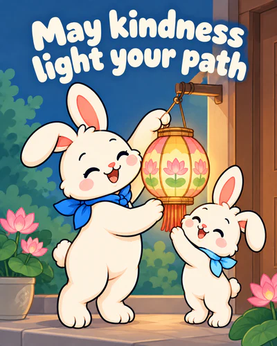 May kindness light your path