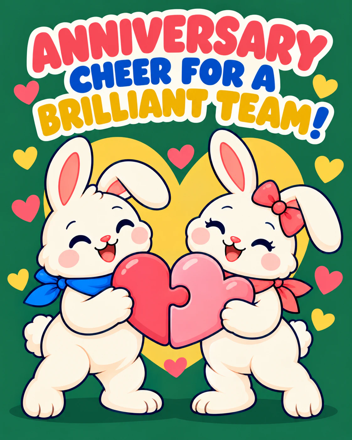 ANNIVERSARY CHEER FOR A BRILLIANT TEAM!