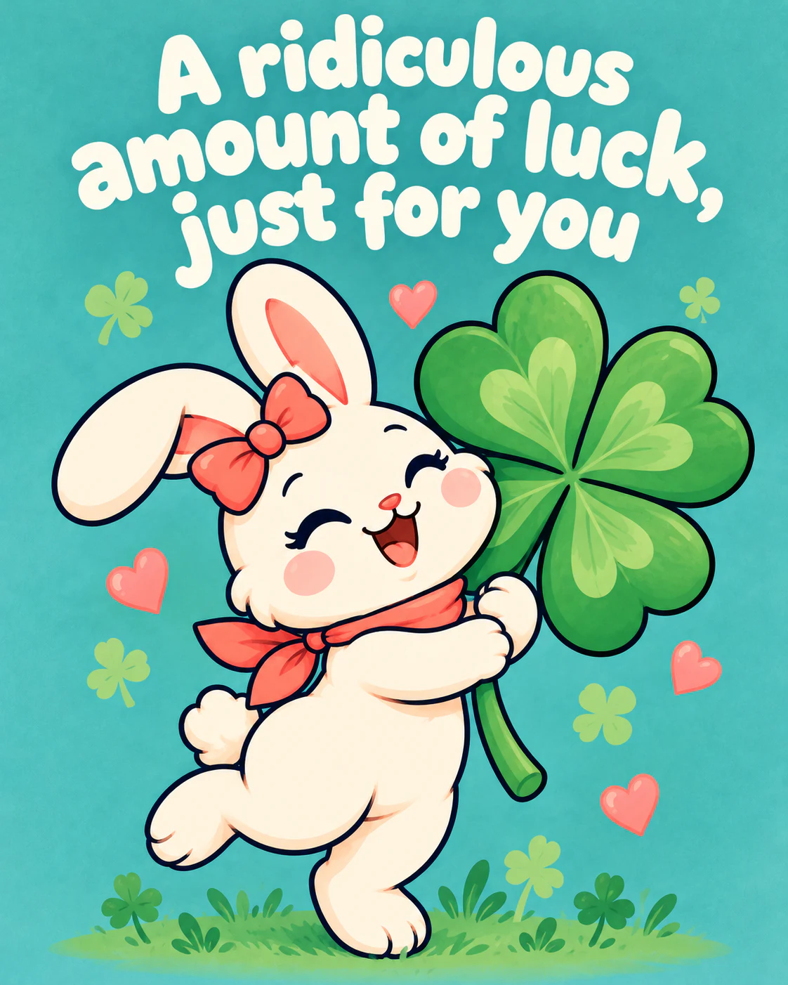 A ridiculous amount of luck, just for you