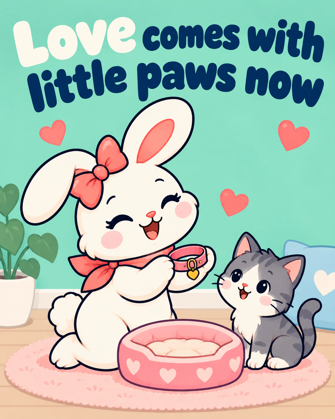 Love comes with little paws now